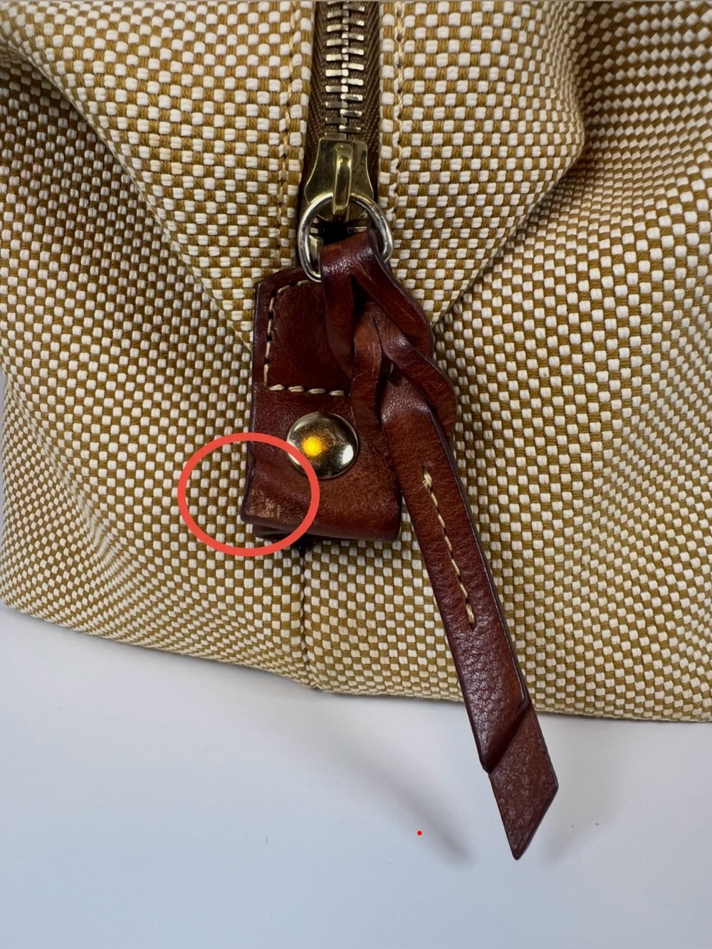 Dooney & Bourke Vintage Canvas Satchel Bag - Picture 15 of 16